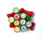 TINYMILLS Rustic Christmas Stampers 24 Pack – Cute Vintage Self-Inking Stampers with Holiday Designs, Santa & Snowman Themes, Fun Christmas Party Favors, Classroom Rewards, Stocking Stuffers
